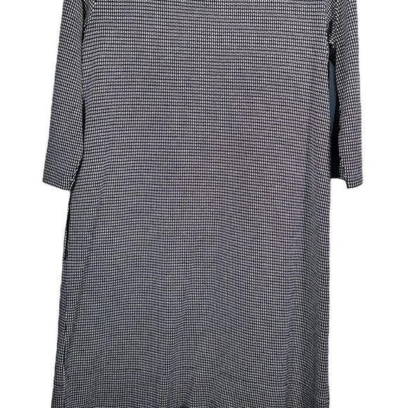 J. Jill Petite Womens Sz SP Ponte Knit 3/4 Sleeve Sheath Dress Pockets - Picture 4 of 7